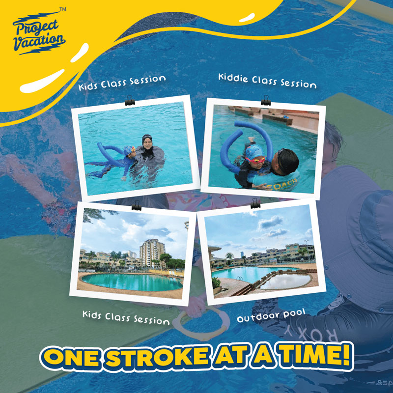 one stroke at time swimming class sri mahligai mobile
